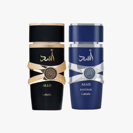 Set Lattafa Asad + Asad Zanzibar – Distrito Perfumería