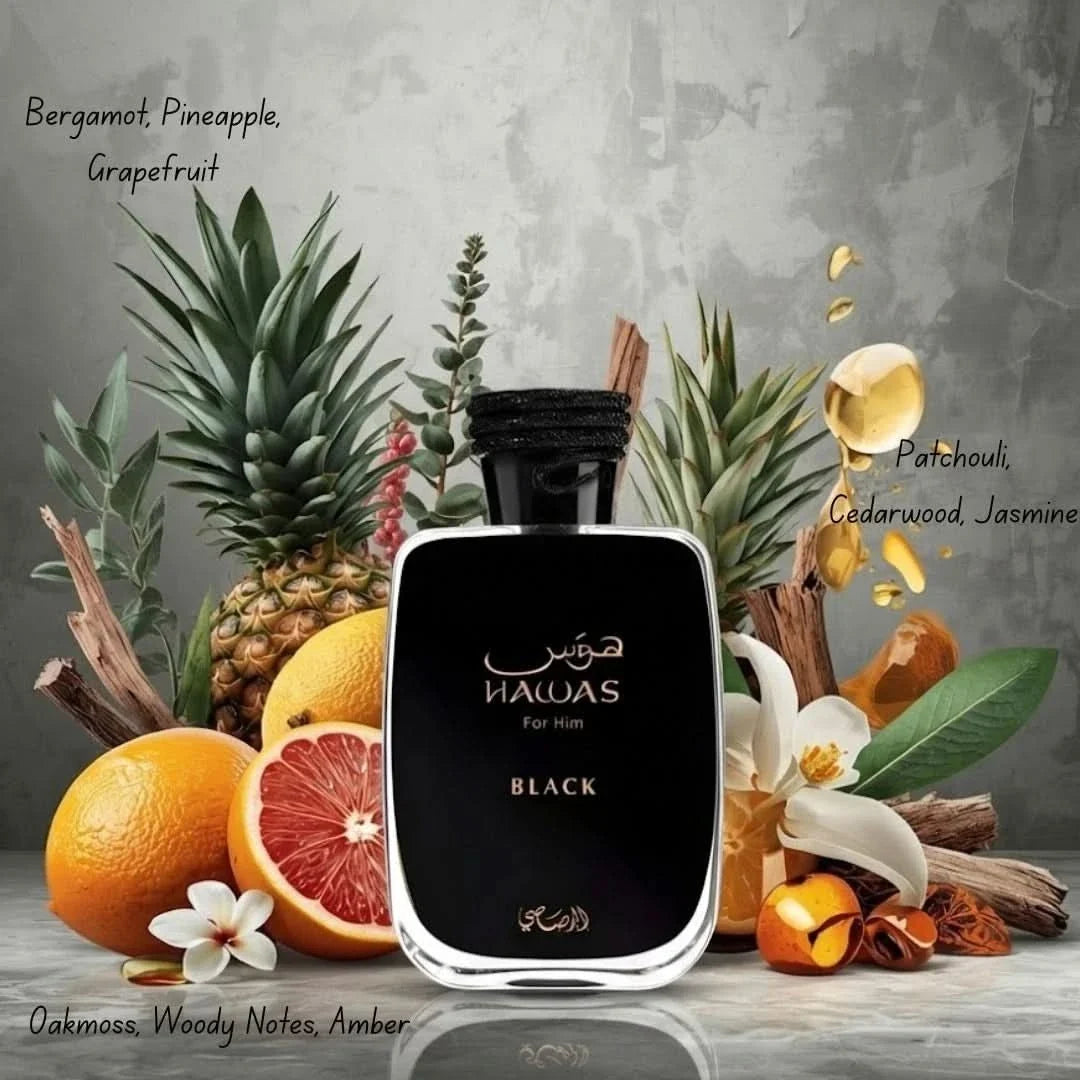 Rasasi Hawas Black