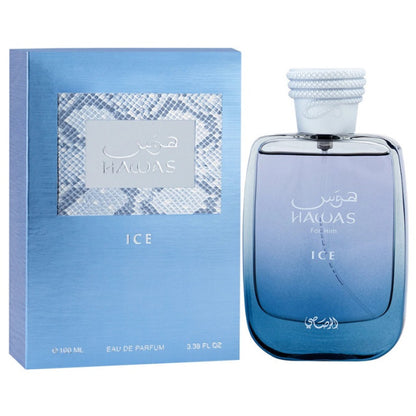 Rasasi Hawas Ice frasco y caja