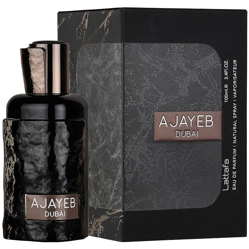 Lattafa Ajayeb Dubai frasco y caja