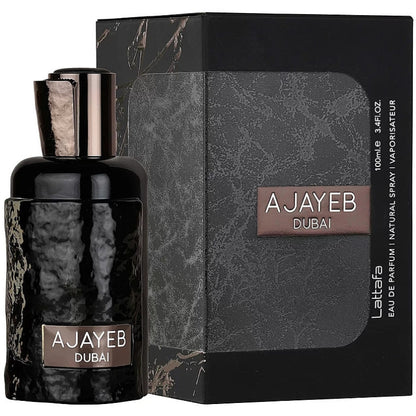 Lattafa Ajayeb Dubai frasco y caja
