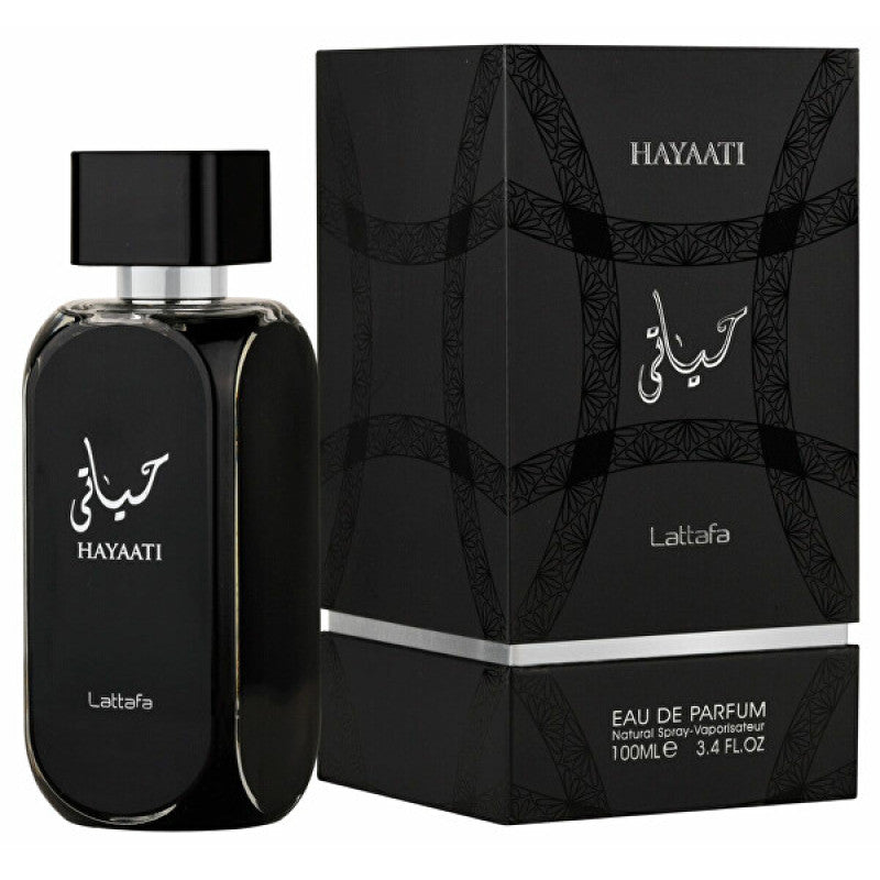 Lattafa Hayaati frasco y caja